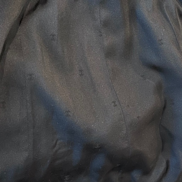 ✨Vintage CHANEL 1994 Collection CC Logo Black Wool Suit Jacket Blazer Coat - Picture 11 of 16